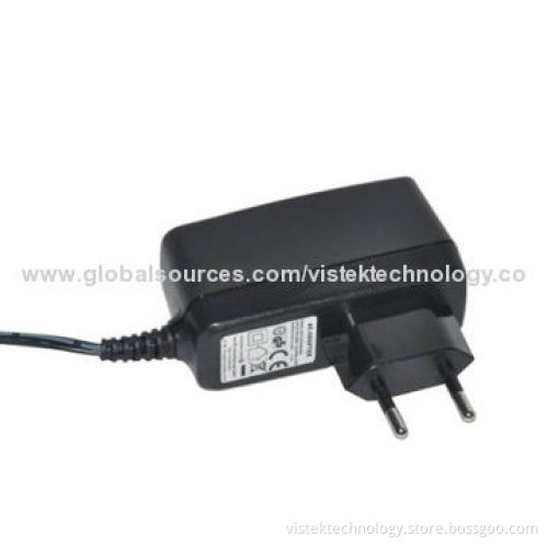 VST 5W EU Wall Mount AC/DC Adapter with Low-ripple and Noise, 47-63Hz Input Frequency Range